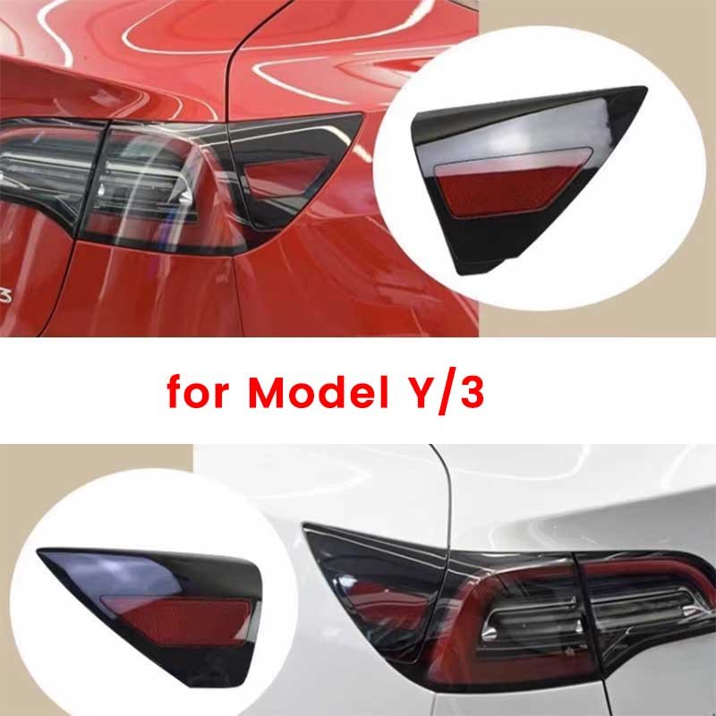 Tesla Model 3/Y Charging Port Cover, Tail Light Side Dust & Weather Shield (2021-2025, not Juniper)