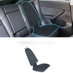 Tesla Model 3/Y Child Seat Protector Mat, Waterproof Anti-Slip Scratch Guard