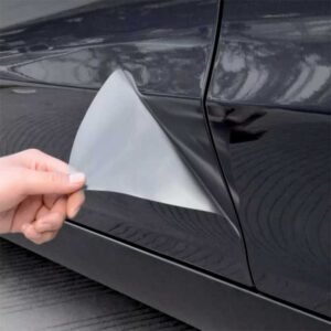 Tesla Model 3/Y Door Corner Protection Film, Clear TPU Anti-Scratch Guard
