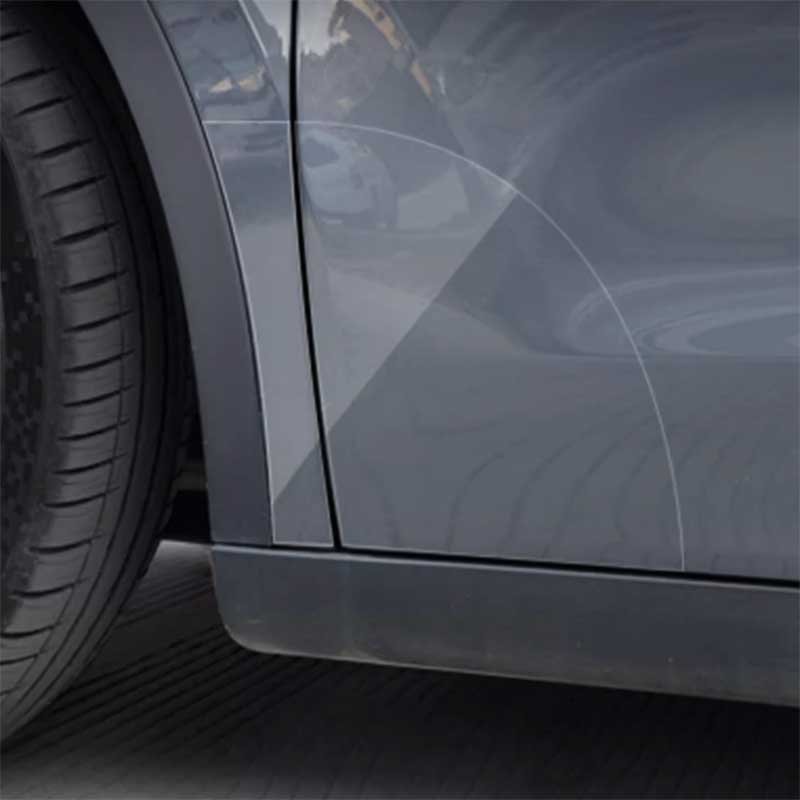 Tesla Model 3/Y Door Corner Protection Film, Clear TPU Anti-Scratch Guard