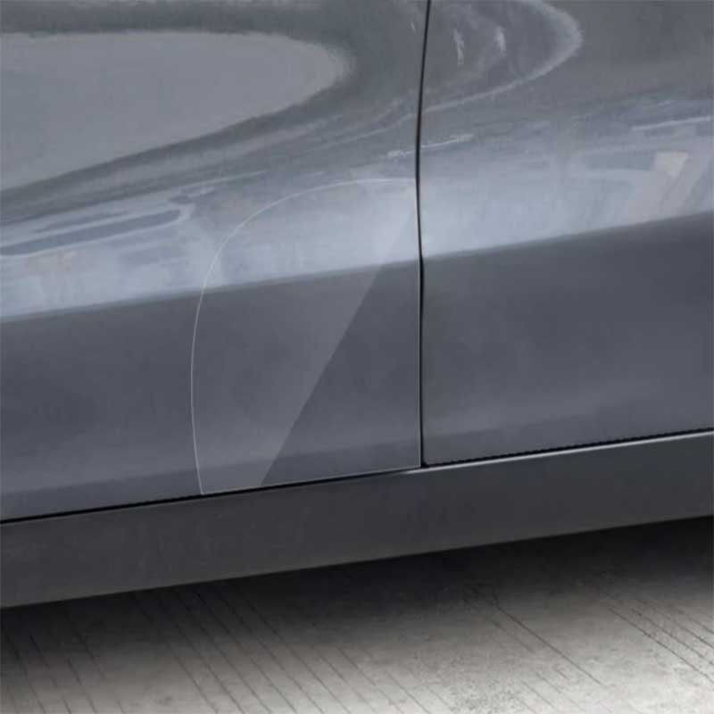 Tesla Model 3/Y Door Corner Protection Film, Clear TPU Anti-Scratch Guard