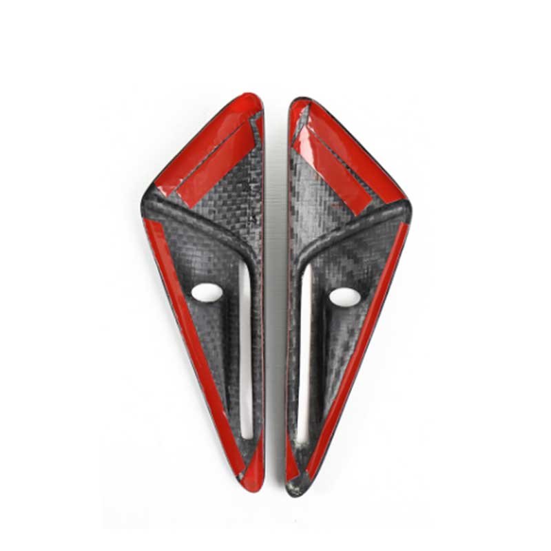 Tesla Model 3/Y/S/X Carbon Fiber Side Camera Covers, Scratch Protection (Set of 2)