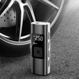 Tesla Model 3/Y/S/X Portable Tire Inflator with LED Light, Quick-Fill Emergency Air Pump