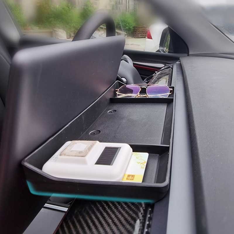 Tesla Model 3/Y Hidden Dashboard Storage Box, Tissue & ETC Holder Organizer
