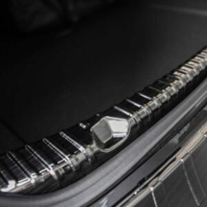 Tesla Model Y Trunk Bumper Protector 2020-2025, Stainless Steel Anti-Scratch Guard (Set of 2)