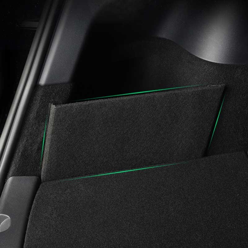 Tesla Model 3/Y Rear Trunk Side Divider Organizer, Custom-Fit Storage Barrier (2021-2025)