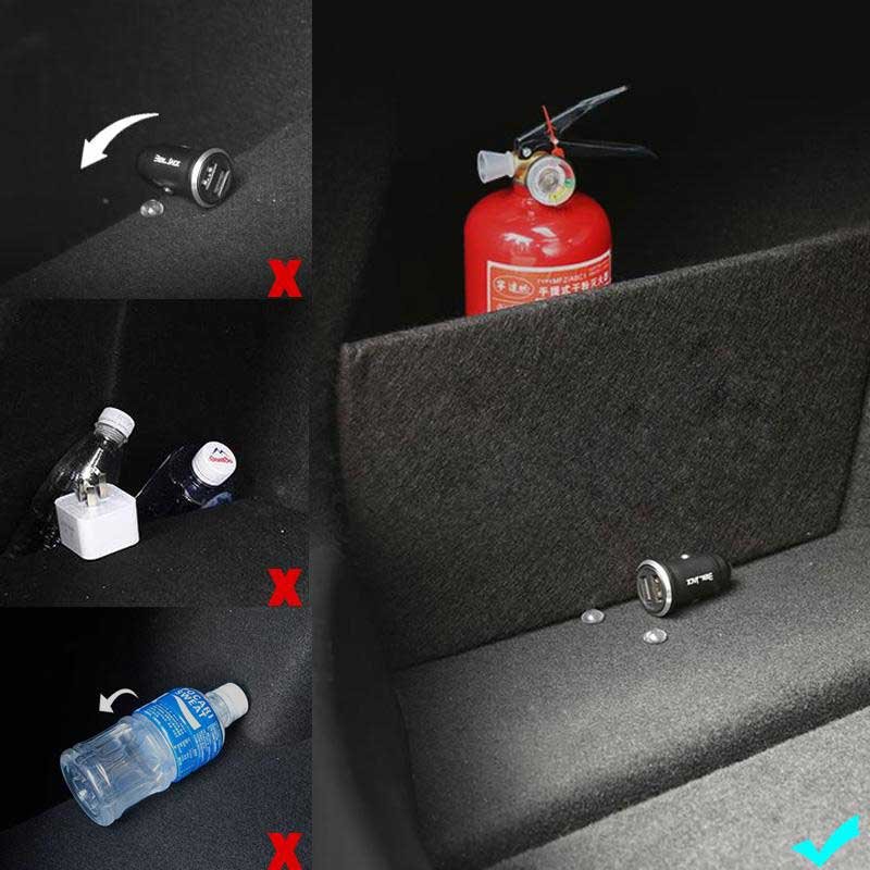 Tesla Model 3/Y Rear Trunk Side Divider Organizer, Custom-Fit Storage Barrier (2021-2025)