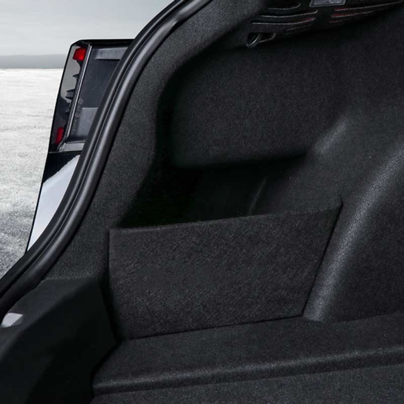 Tesla Model 3/Y Rear Trunk Side Divider Organizer, Custom-Fit Storage Barrier (2021-2025)
