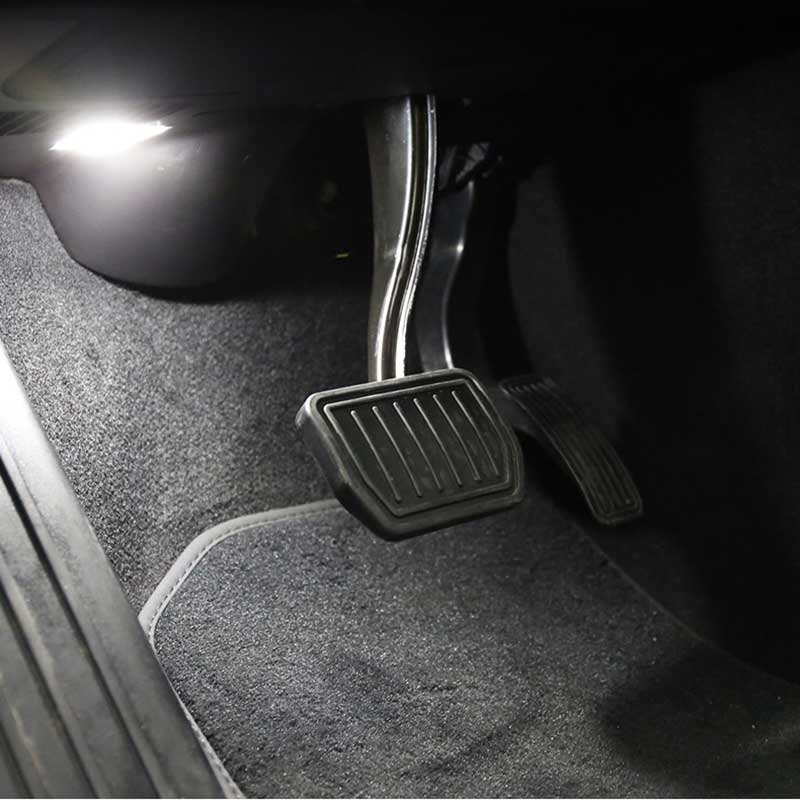 Tesla Model 3/S/X/Y LED Interior Light Kit, Bright White Puddle & Footwell Upgrade