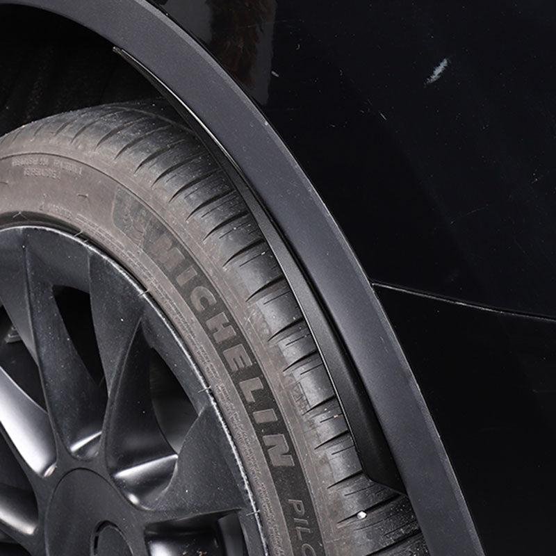 Tesla Model Y Wheel Arch Mud Flaps, 4pc Fender Lip Guards, Stop Gravel Chips