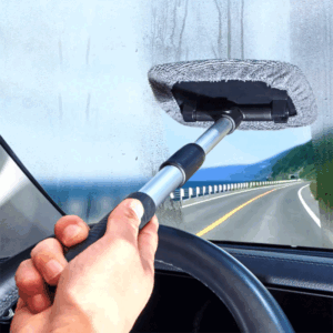 Tesla Windshield Defogger Brush for Model 3/Y/S/X/Cybertruck, 180 Degree Reach Glass Cleaner