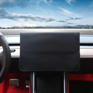 Tesla Model 3/Y Screen Sun Shade Cover, Anti-Glare Touchscreen Protector