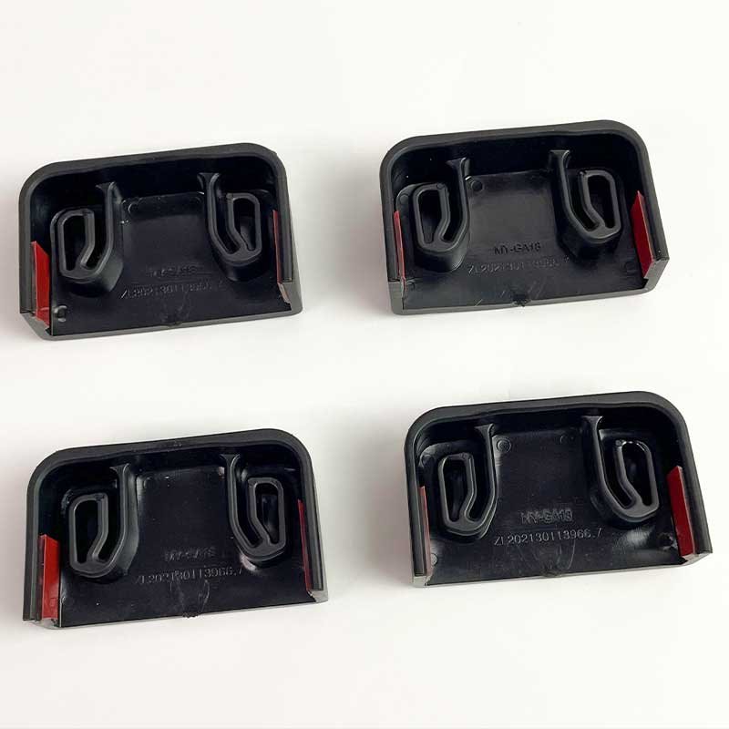 Tesla Model 3/Y Rear Seat Slide Kick Protector, Anti-Scratch ABS Plugs (2021, 4-Pack)