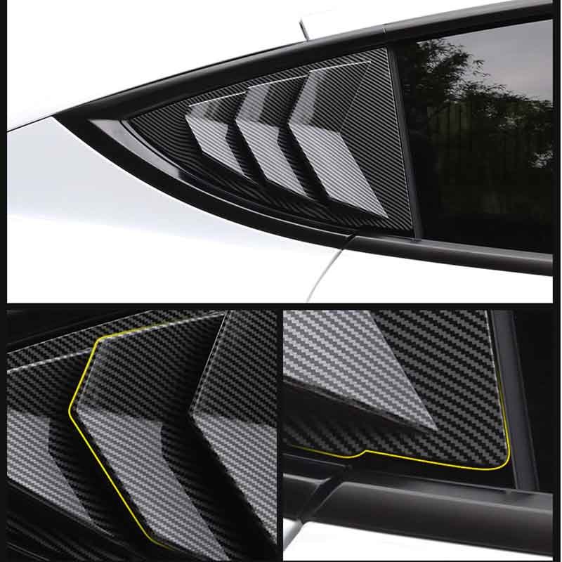 Tesla Model Y Window Cover Protector, Sporty ABS Glass Shutters (2020-2025, Not Juniper)
