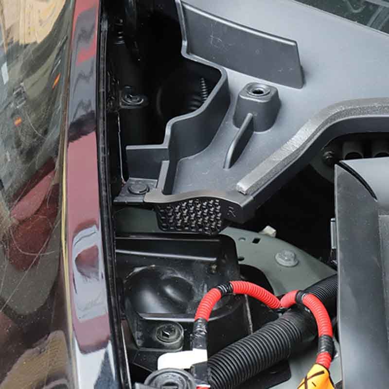 Tesla Model Y Hood Water Channel Net, Anti-Clog Drainage Guard (2020-2025, not Juniper)
