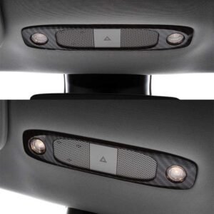 Tesla Model 3/Y Reading Light Cover, Soft-Glow Dome Light Protector (Precise Molded Fit)