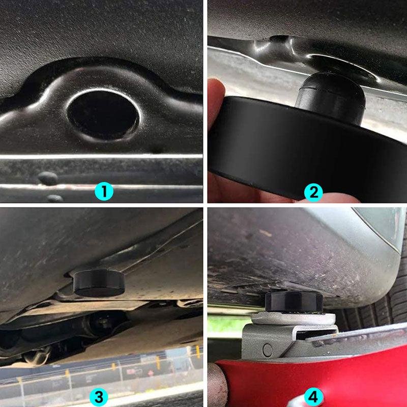 Tesla Jack Pad Puck Adapter for Model 3/Y/S/X, Protects Battery & Chassis (Set)