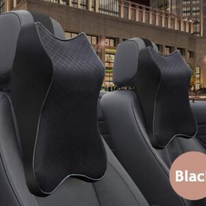 Tesla Headrest Neck Pillow Set of 2 for Model 3/Y/S/X, Ergonomic Support for Long Drives