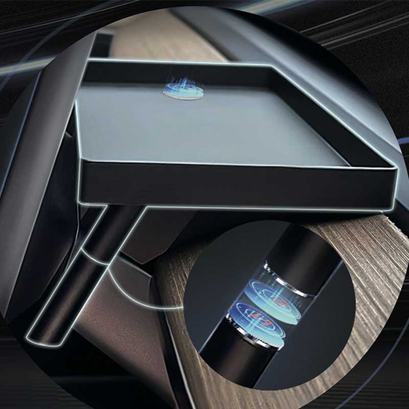 Tesla Model 3/Y Hidden Dashboard Storage Compartment, Magnetic Behind-Screen Organizer