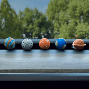 Tesla Model S/3/X/Y Air Vent Air Freshener, Planet Ornament Set of 5 (Cybertruck)