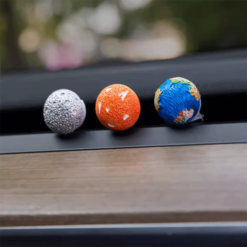 Tesla Model S/3/X/Y Air Vent Air Freshener, Planet Ornament Set of 5 (Cybertruck)