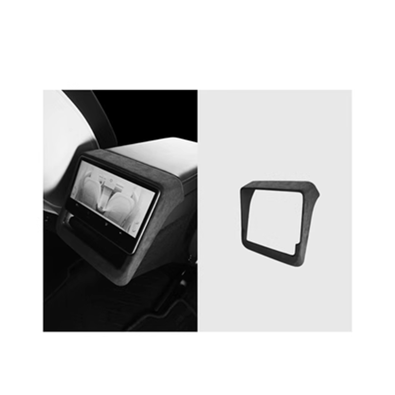 Tesla Model 3 Highland Rear Screen Air Vent Cover, Alcantara Trim Protector (2024-2025)