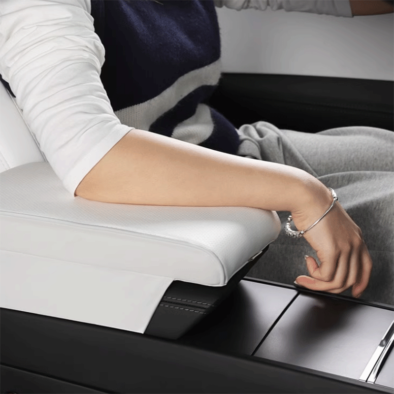 Tesla Model 3/Y/S/X Armrest Booster Pad, Memory Foam Center Console Arm Support