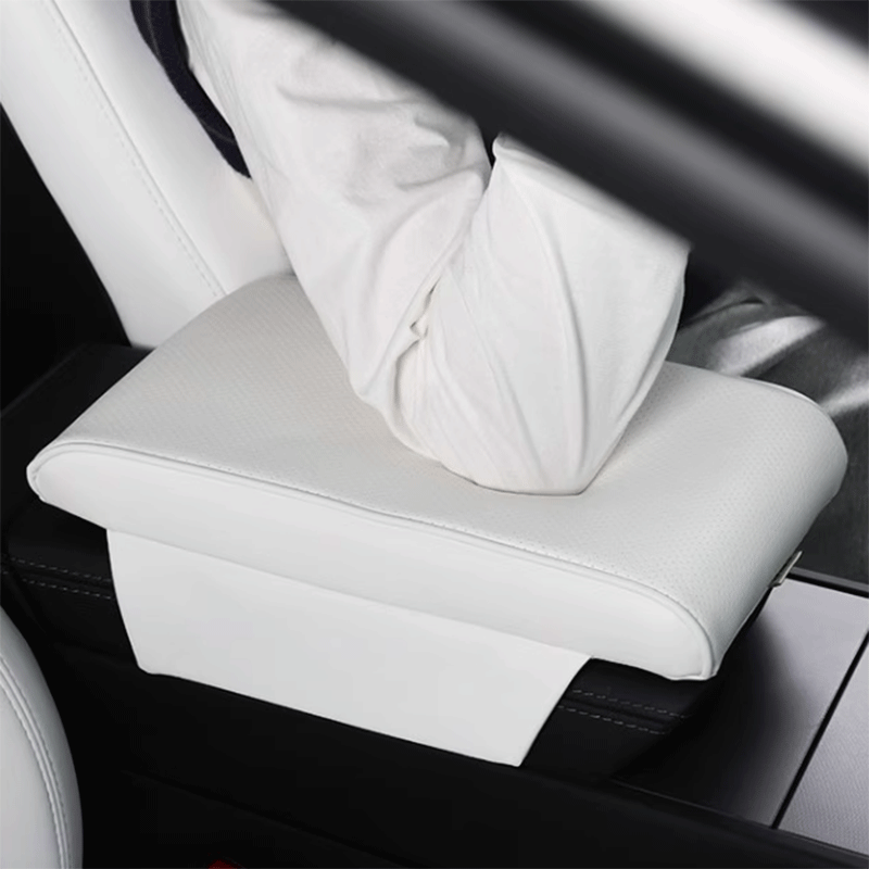 Tesla Model 3/Y/S/X Armrest Booster Pad, Memory Foam Center Console Arm Support