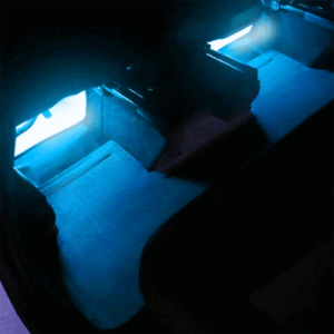 Tesla Model Y Rear Footwell Ambient Lighting, 7-Color LED Set of 2 (2020-2024)