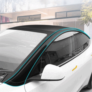 Tesla Model 3/Y Roof Edge Protective Film, TPU Paint Guard Against Scratches