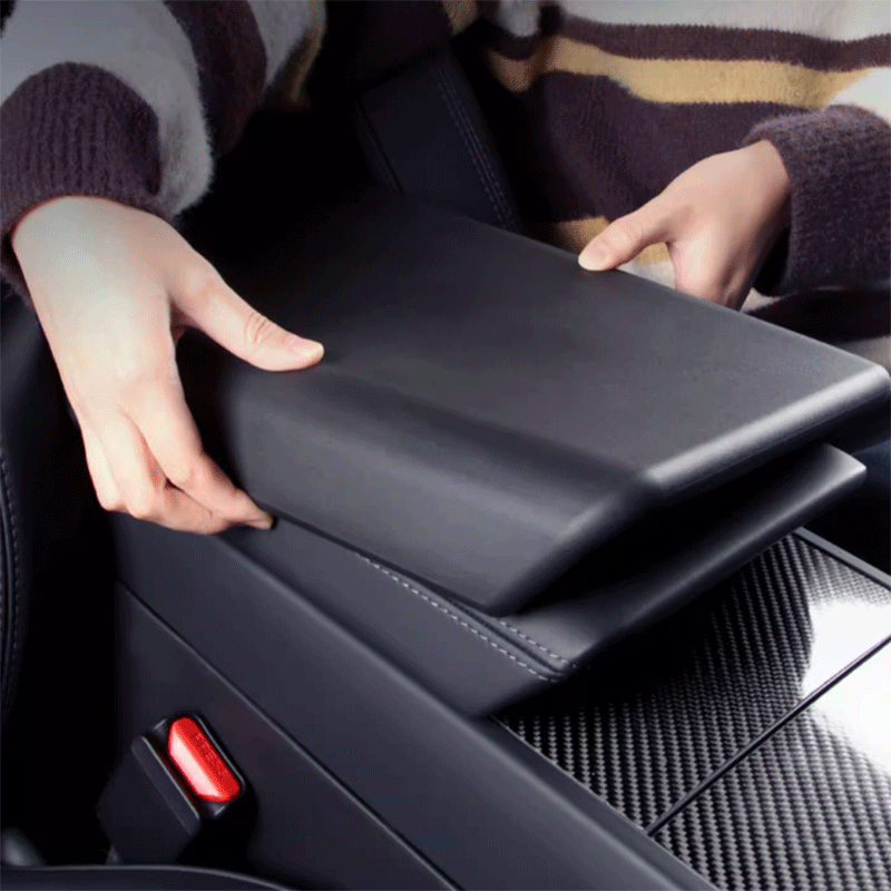 Tesla Model 3 Highland & Model Y Juniper Center Console Armrest Cover, Waterproof TPE Protector