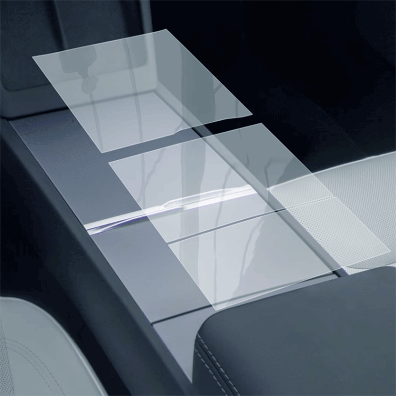 Tesla Model 3 Highland & Model Y Juniper Center Console Protective Film, Clear Anti-Scratch Cover