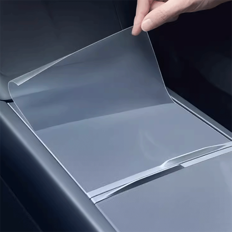 Tesla Model 3 Highland & Model Y Juniper Center Console Protective Film, Clear Anti-Scratch Cover
