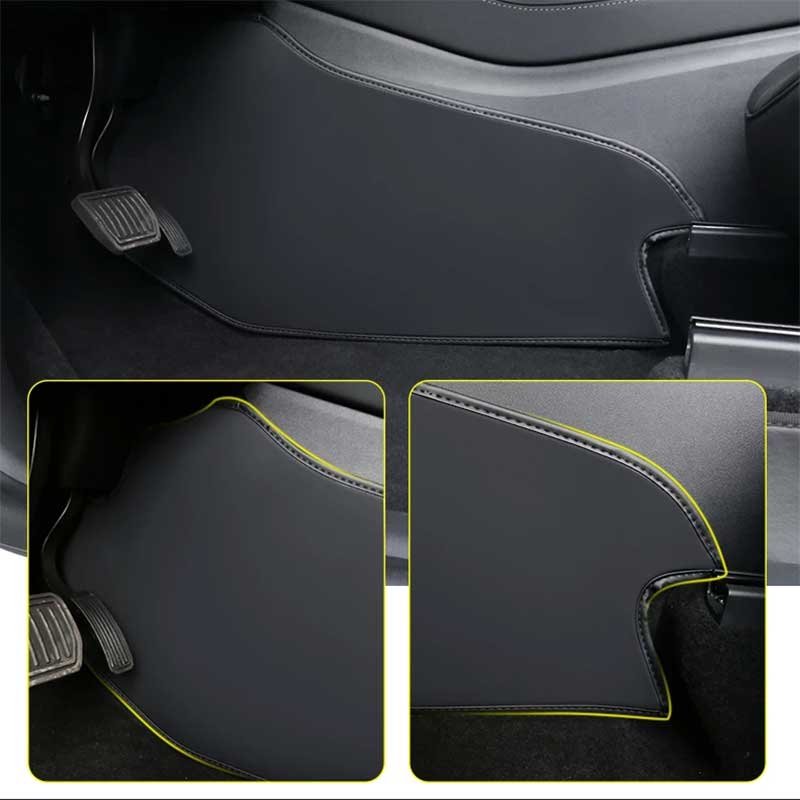 Tesla Model Y Center Console Side Anti-Kick Protection Pad, Scratch & Scuff Guard (2020-2025)