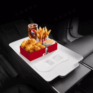 Tesla Model 3 (2021-2023)/Model Y Center Console Dining Tray, Anti-Slip Food Table