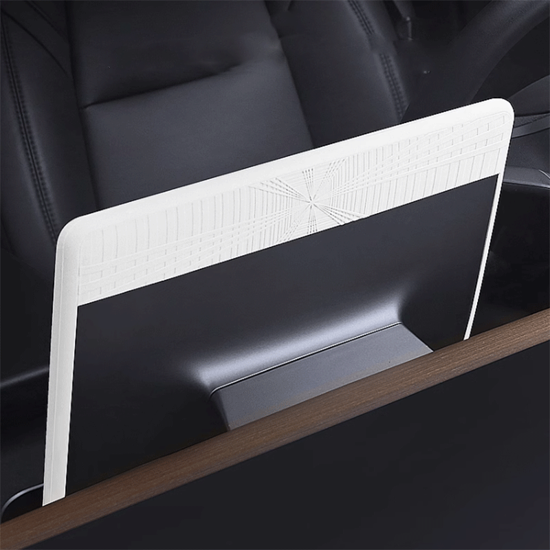 Tesla Model 3/Y Screen Edge Protector, Silicone Anti-Scratch Center Screen Cover Guard