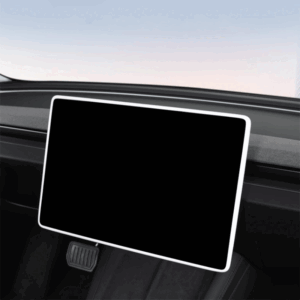 Tesla Model 3 Highland Screen Protector Frame, Silicone Bumper for Center Display (2024-2025)