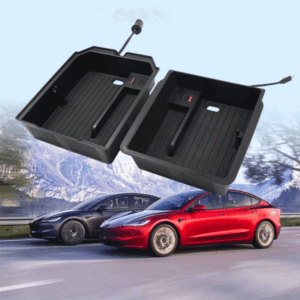 Tesla Model 3 Highland & Model Y Juniper Center Console USB Expansion Dock and Storage Organizer