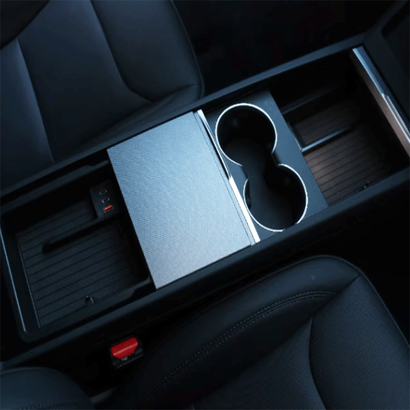 Tesla Model 3 Highland & Model Y Juniper Center Console USB Expansion Dock and Storage Organizer