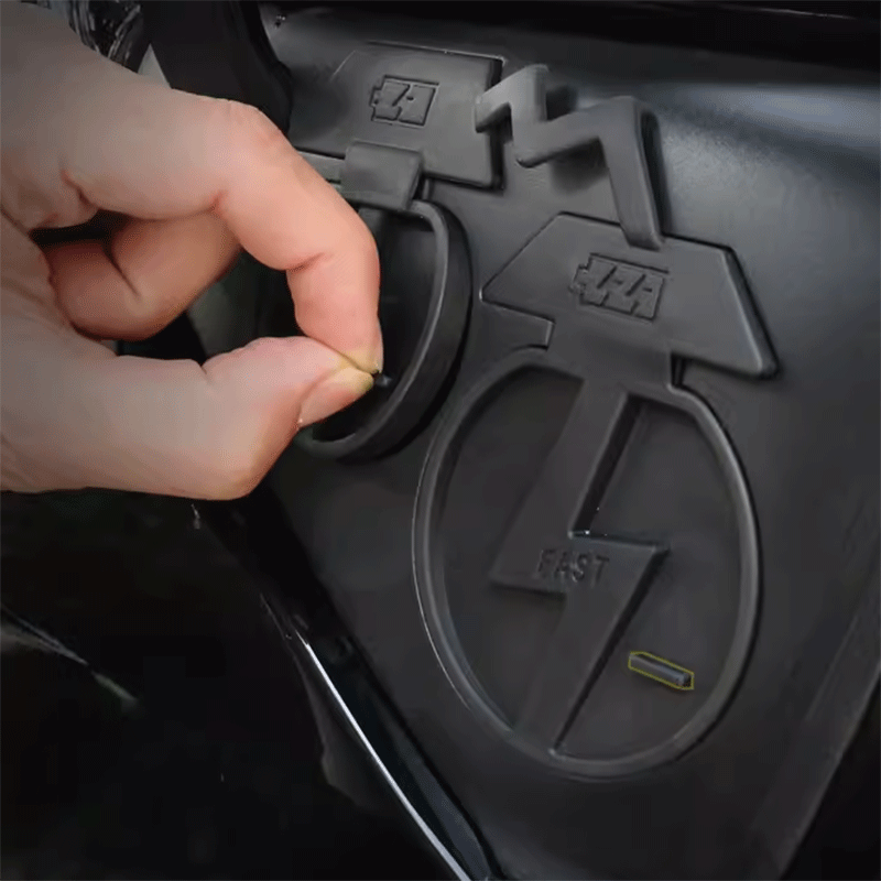 Tesla Model 3/Y Charging Port Cover, Waterproof Dustproof Flush-Fit Plug Protector