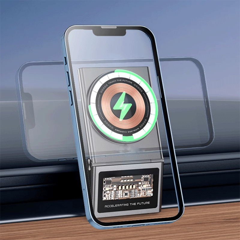 Tesla Model 3/Y Magnetic Phone Holder with 15W Wireless Charging, Dashboard Vent Mount