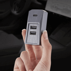 Tesla Model 3/Y Glovebox USB Hub, 4-Port Data Expansion Dock (2021-2025)
