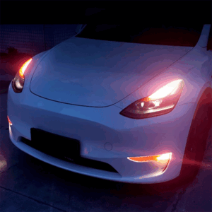 Tesla Model 3/Y Color-Changing Headlight & Fog Light Film, Set of 4 Tint Overlays