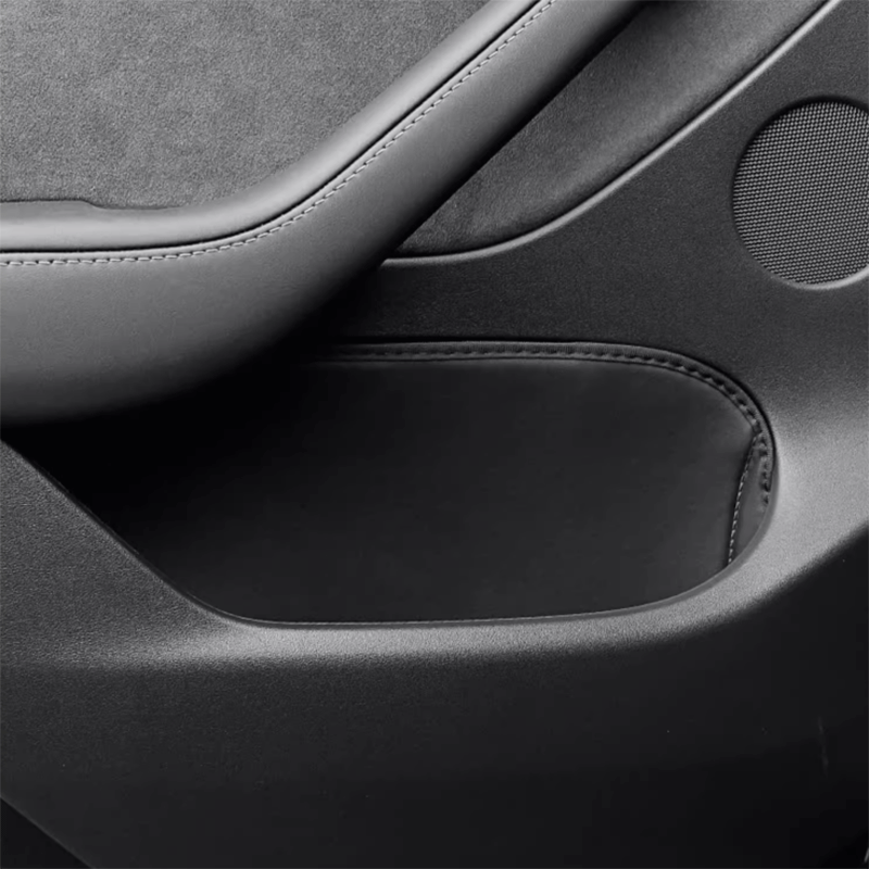 Tesla Model Y Door Side Storage Organizer, Leather Pocket Bags to Cut Cabin Clutter (2020-2024)