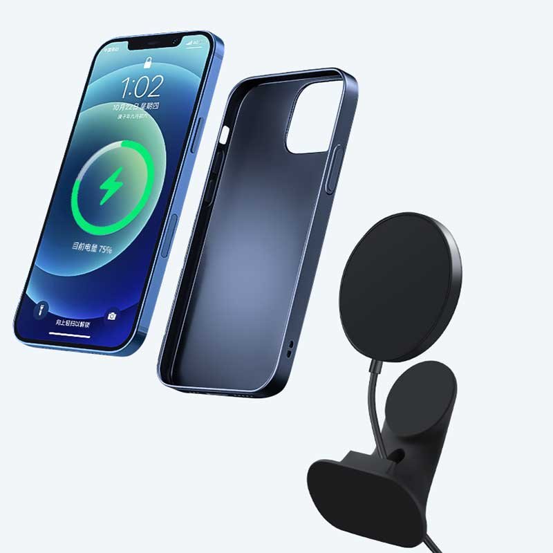 Tesla Model 3/Y MagSafe Phone Holder with Wireless Charger, Steering Wheel Mount