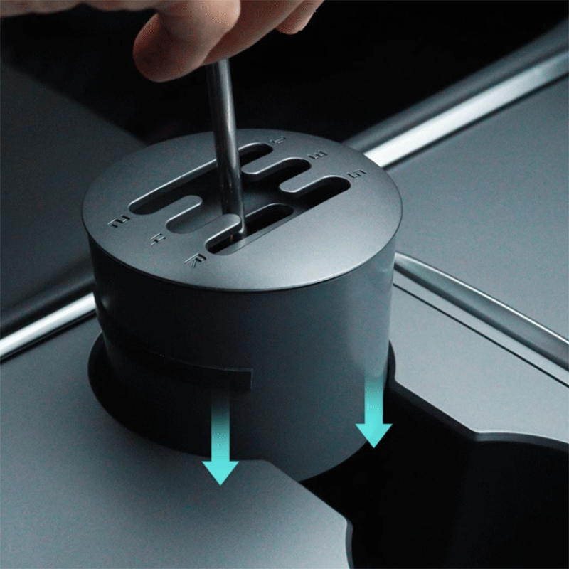 Tesla Model 3/Y Manual Gear Shifter Simulator, Fidget Cup Holder Shift Lever