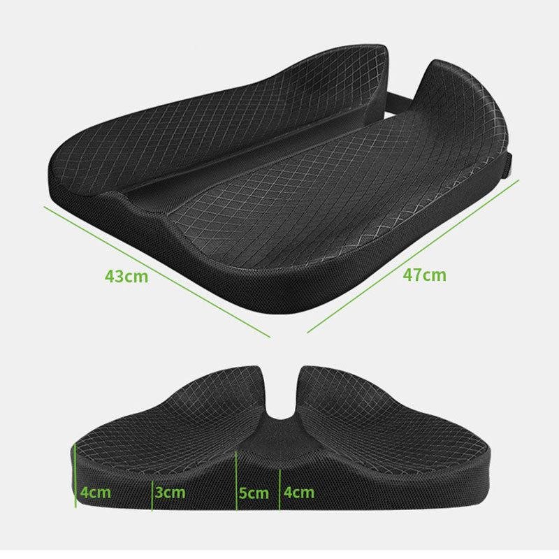 Tesla Model 3/Y/S/X Seat Cushion, Memory Foam Support for Long Drives, Raises Height