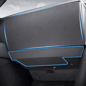 Tesla Model Y Passenger Glovebox Anti-Kick Pad, PU Leather Scratch Guard