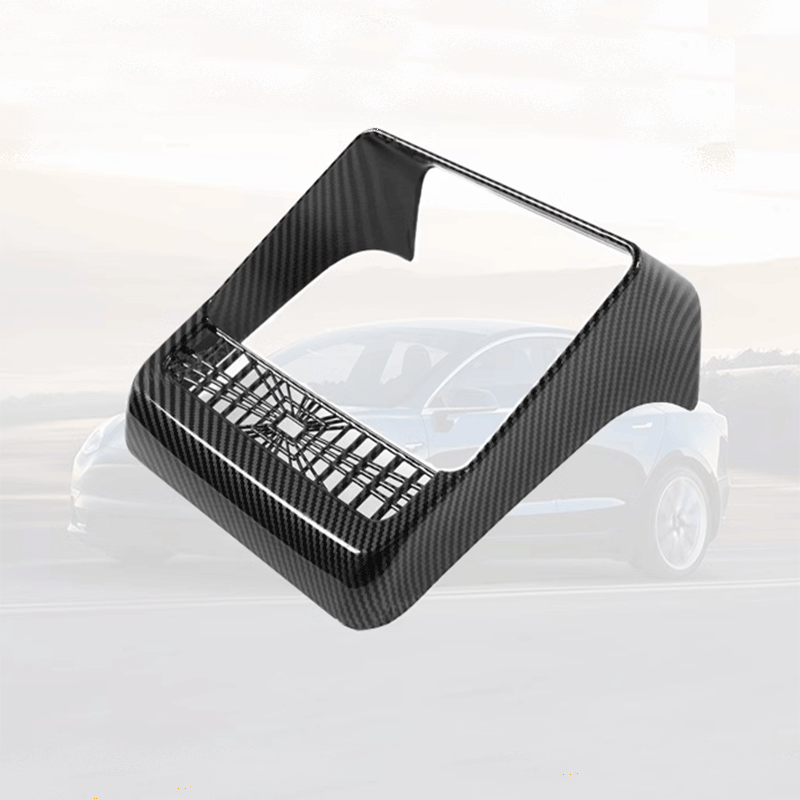 Tesla Model 3 Highland Rear Air Vent Cover with Screen Protector Frame (2024-2025)