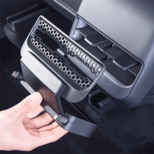 Tesla Model 3/Y Rear Air Vent Expansion Dock, USB Charging Ports, OEM Color Match (No Highland)